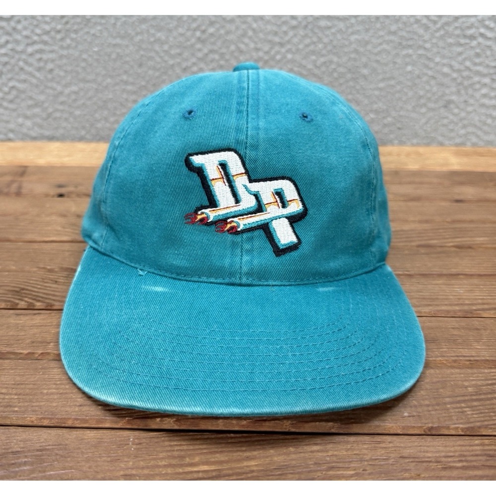 Vintage Detroit Pistons Hat Adult Blue Strap Back Dad Cap Sports Specialties Y2K
